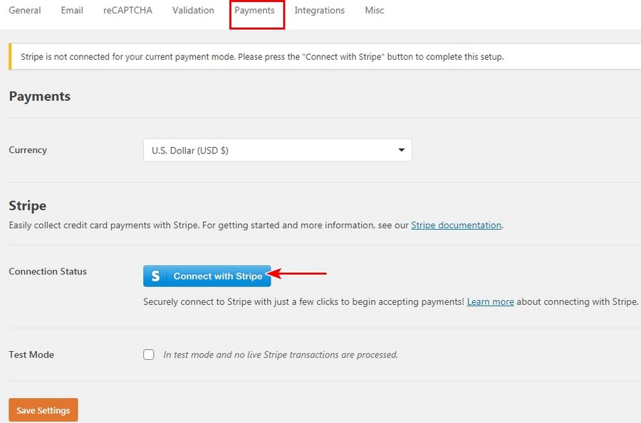 Payment Gateways Made Easy – Step by Step Guide to WordPress Stripe Integration WP Form connect to stripe