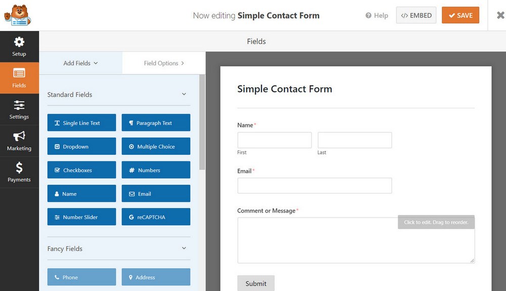 Payment Gateways Made Easy – Step by Step Guide to WordPress Stripe Integration WP Form fields