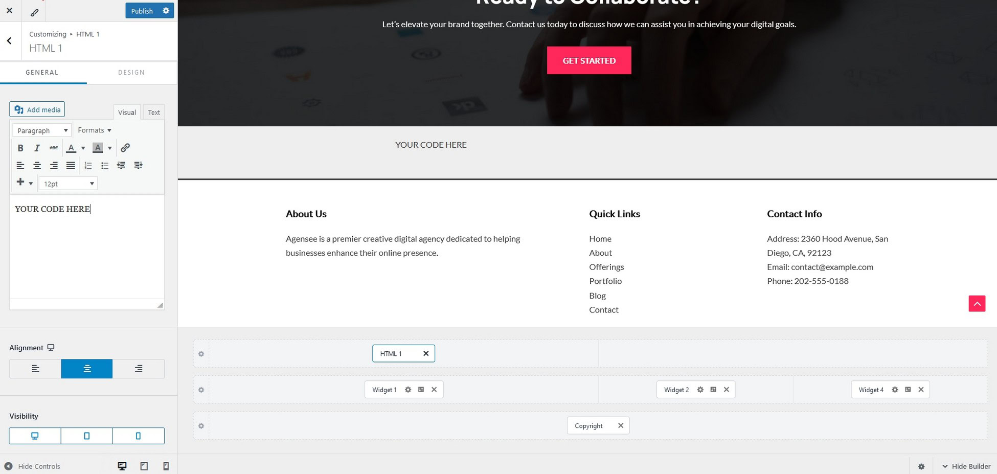 WordPress Footer Fail? Edit the Footer With Our Expert Guide Either modify an existing widget or add a new one