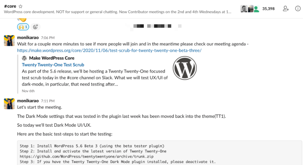 WordPress 5.6 - Feature Update and Inside Story! WordPress Core Slack Team