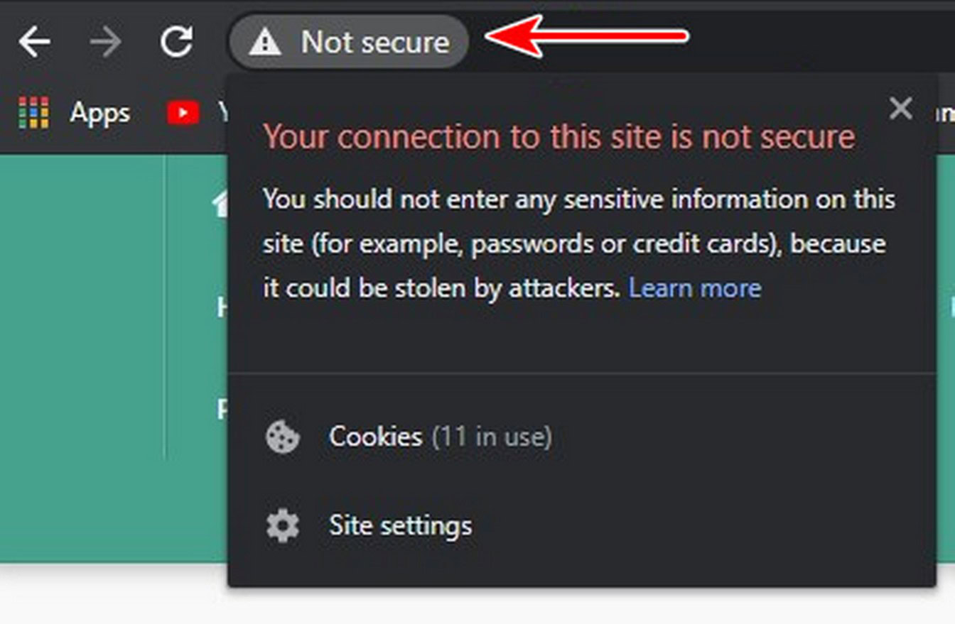 WooCommerce SEO Made Easy: Your Complete Guide to Search No secure chrome warning