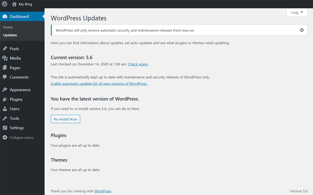 WordPress 5.6 - Feature Update and Inside Story! WordPress 5.6 Auto-Updates