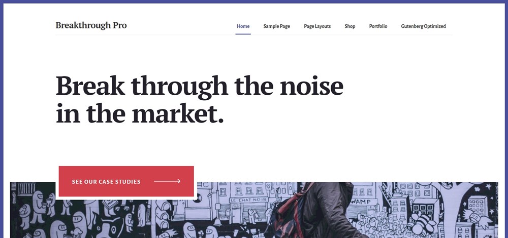 37 of the Best WordPress Themes for Artists - Free and Paid Options Breakthrough Pro WordPress theme