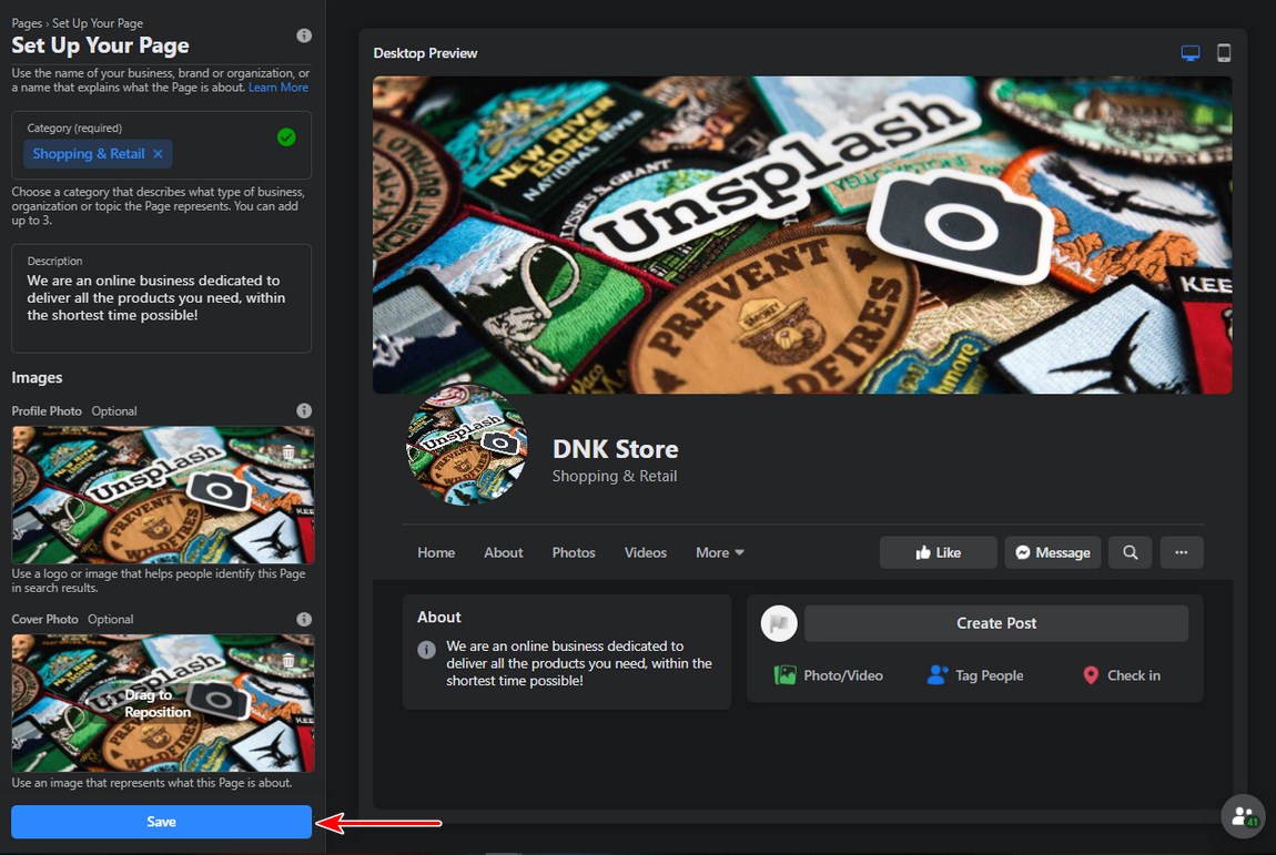 Use the Facebook for WooCommerce Plugin To Increase Your Reach and Profit Create new facebook page 2