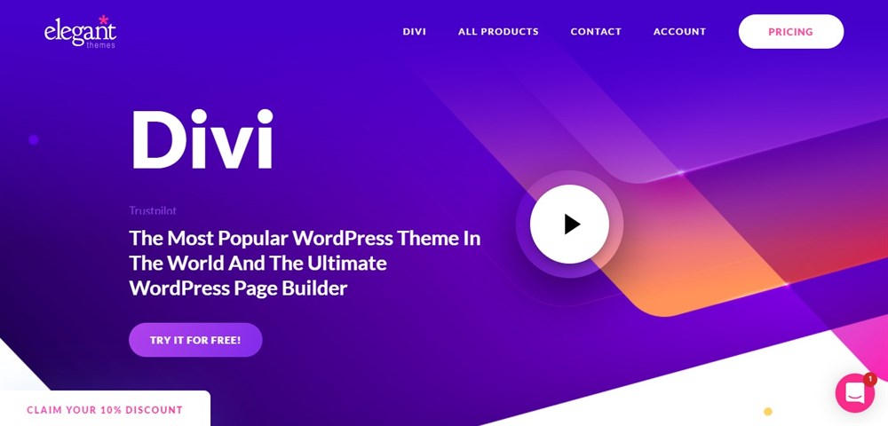 28 Best WordPress Premium Themes: Does Cost Equal Quality? Divi homepage