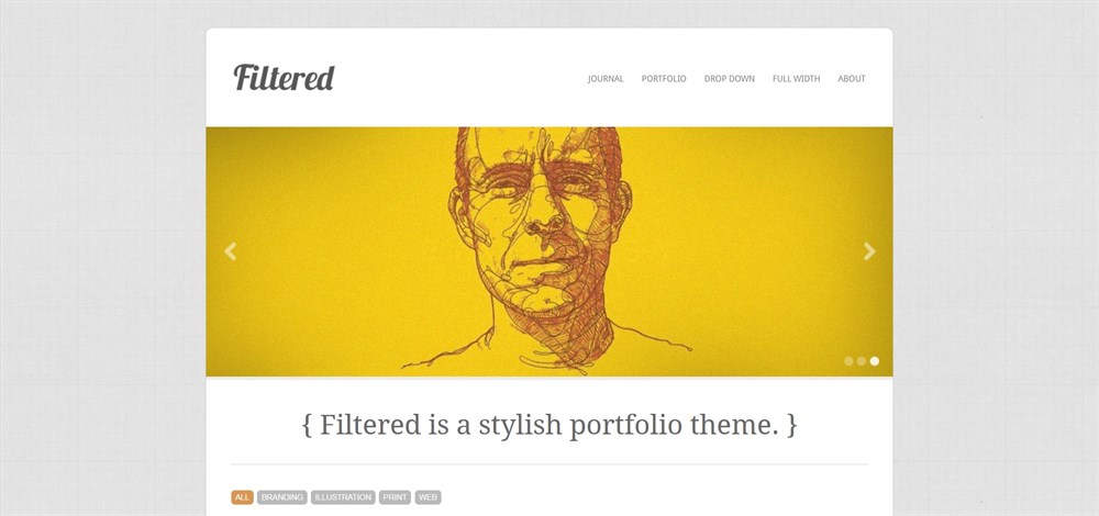 37 of the Best WordPress Themes for Artists - Free and Paid Options Filtered demo site