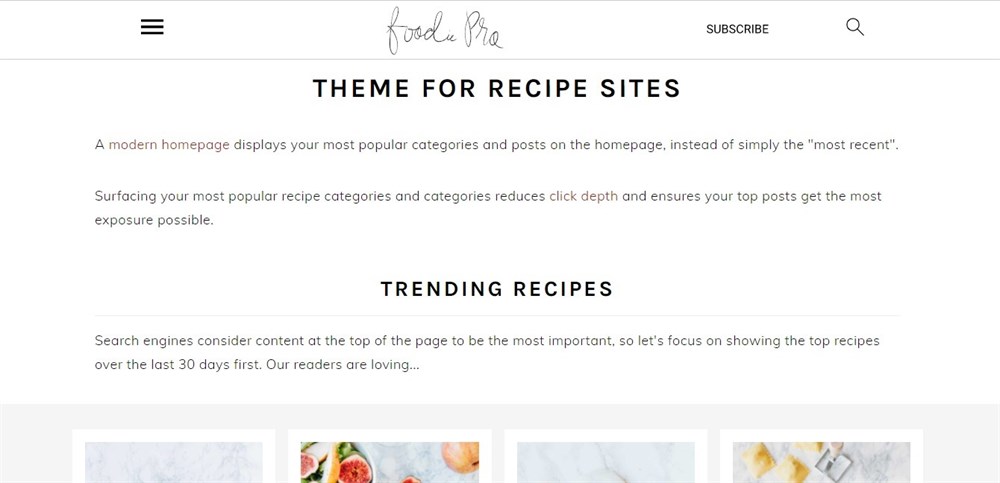 28 Best WordPress Premium Themes: Does Cost Equal Quality? Foodie Pro demo site