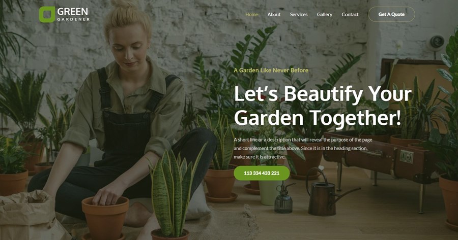50+ Stunning WordPress Gutenberg Templates (Free + Premium) Gardening & Landscaping Astra gutenberg website