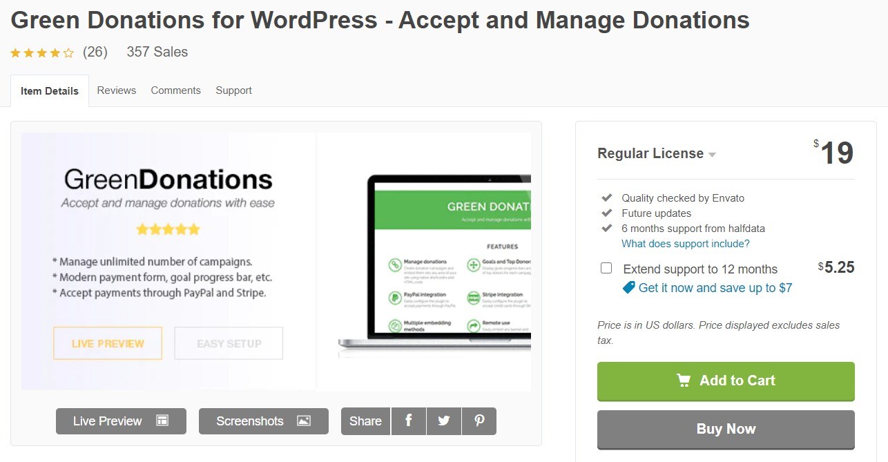12 Best WordPress Donation Plugins for Nonprofits, Charities and NGOs Green Donations for WordPress