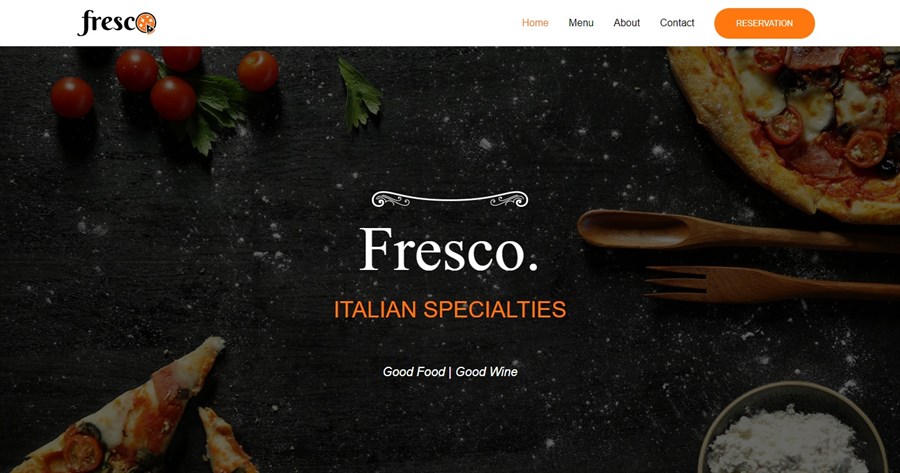 50+ Stunning WordPress Gutenberg Templates (Free + Premium) Italian Restaurant demo site