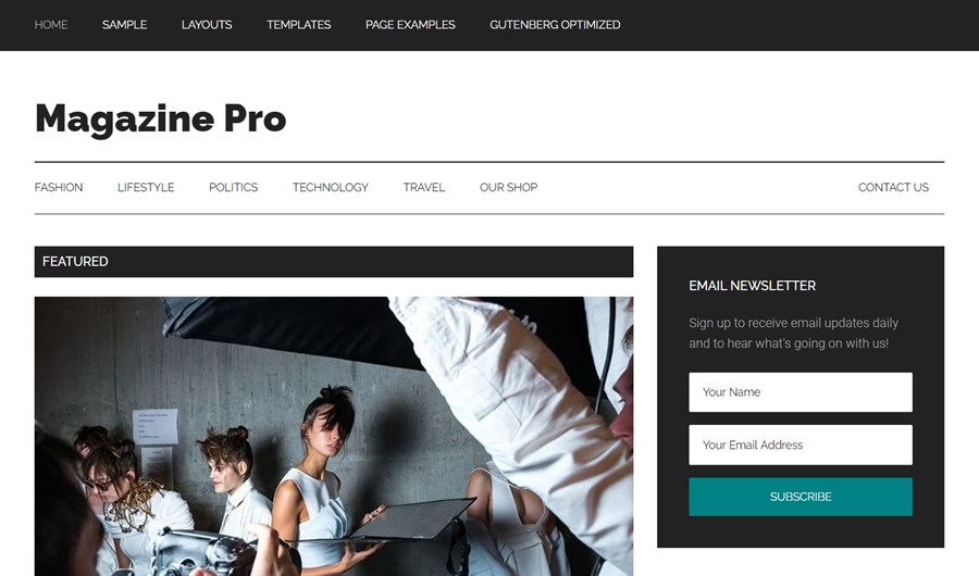 32 Best Adsense Friendly WordPress Themes (Free and Premium Options) Magazine Pro WordPress theme