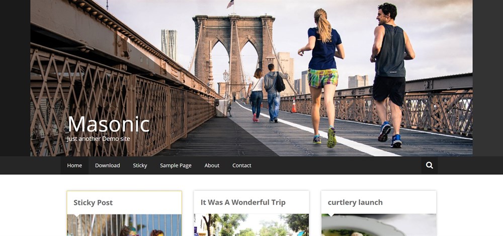 37 of the Best WordPress Themes for Artists - Free and Paid Options Masonic demo site