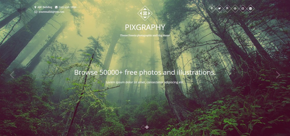 35 Best WordPress Photography Themes for Photographers (Most Are Free) PIXGRAPHY WordPress theme for photographers