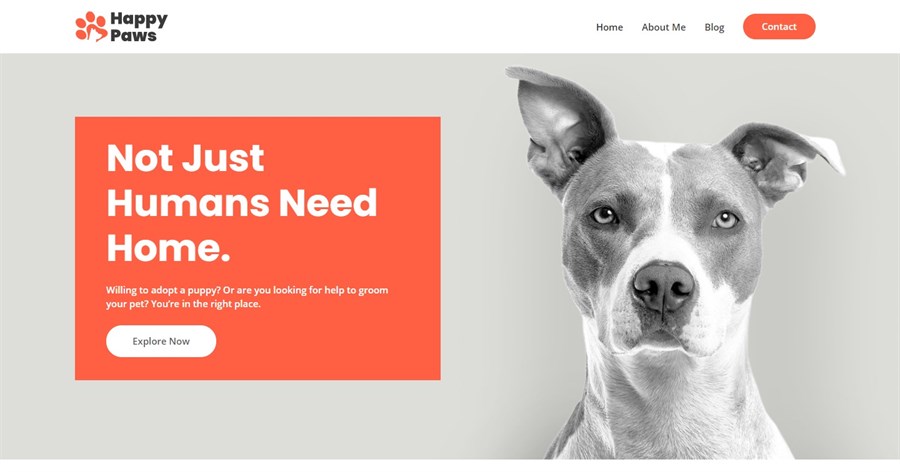 50+ Stunning WordPress Gutenberg Templates (Free + Premium) Pet Care demo template