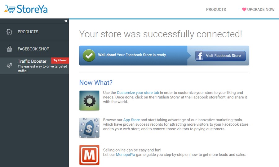 Use the Facebook for WooCommerce Plugin To Increase Your Reach and Profit StoreYa Successful message