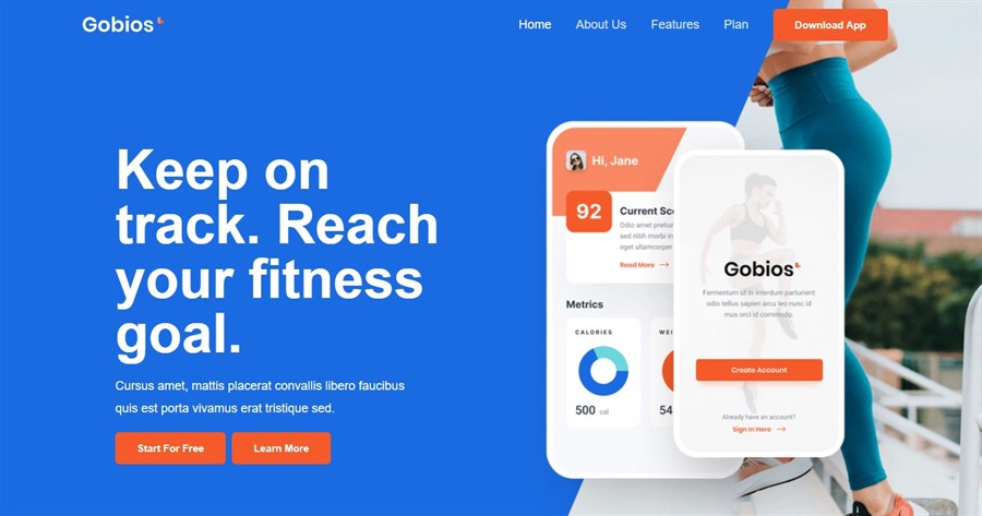 50+ Stunning WordPress Gutenberg Templates (Free + Premium) Tech Startup gutenberg template