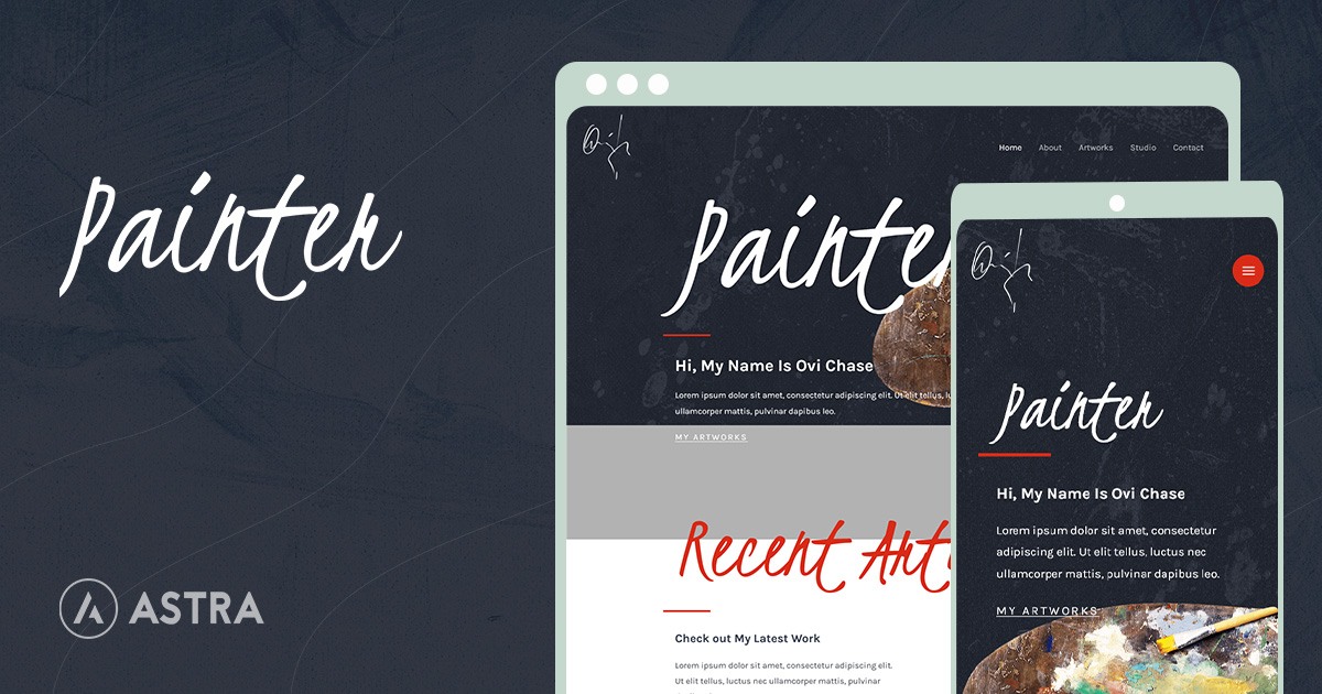 37 of the Best WordPress Themes for Artists - Free and Paid Options Astra WordPress Theme for Artists