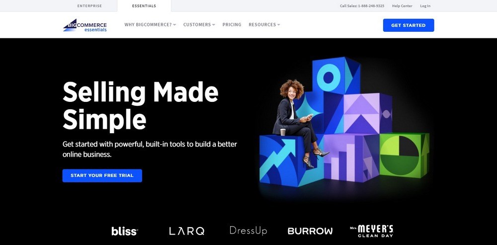 WooCommerce vs BigCommerce – Which Is the Best eCommerce Platform? BigCommerce homepage