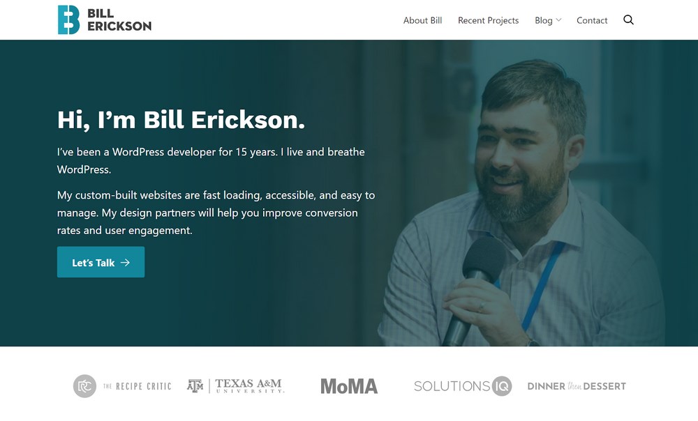 How To Create a Portfolio Website With WordPress – Complete Beginner’s Guide Bill erickson portfolio website
