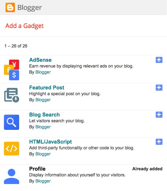 WordPress vs Blogger: Which Is the Best Blogging Platform? Blogger gadgets