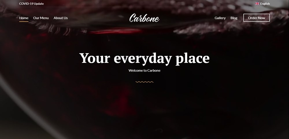 25 Best WordPress Restaurant Themes To Promote Your Eatery Carbone bar restaurant theme for WordPress