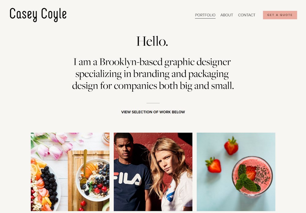 How To Create a Portfolio Website With WordPress – Complete Beginner’s Guide Casey Coyle portfolio website