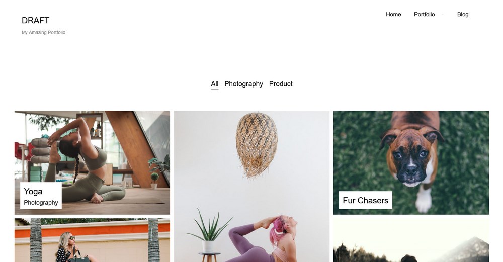 37 of the Best WordPress Themes for Artists - Free and Paid Options Draft portfolio WordPress theme