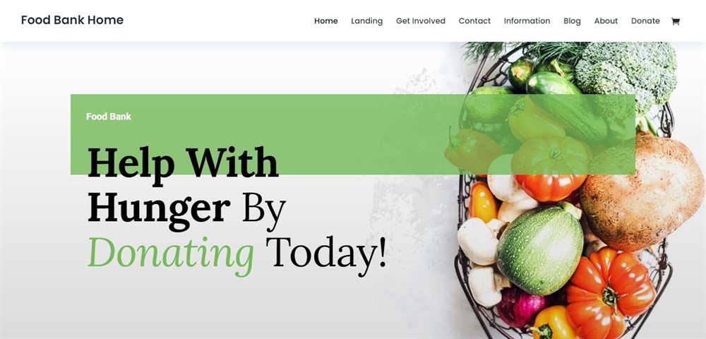 25 Best WordPress Restaurant Themes To Promote Your Eatery Food Bank Home Divi theme