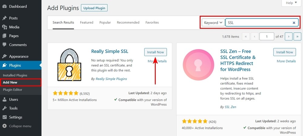 WordPress HTTPS: How To Migrate Your Website From HTTP to HTTPS Install really simple SSL