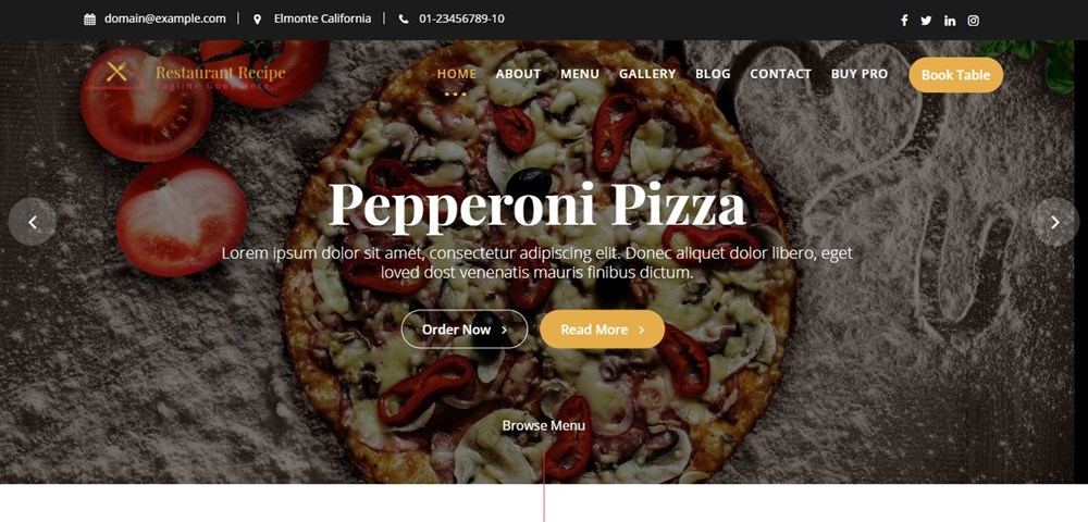 25 Best WordPress Restaurant Themes To Promote Your Eatery Restaurant Recipe demo site