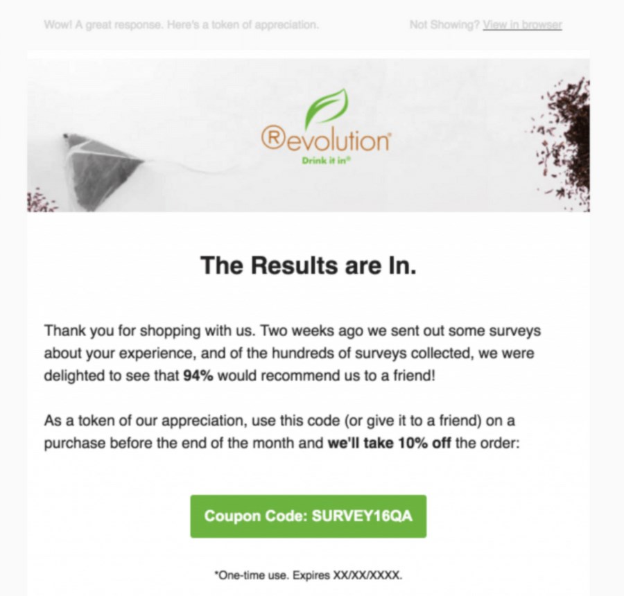 12 Best Email Marketing Platforms for WooCommerce mailpoet customer feedback example