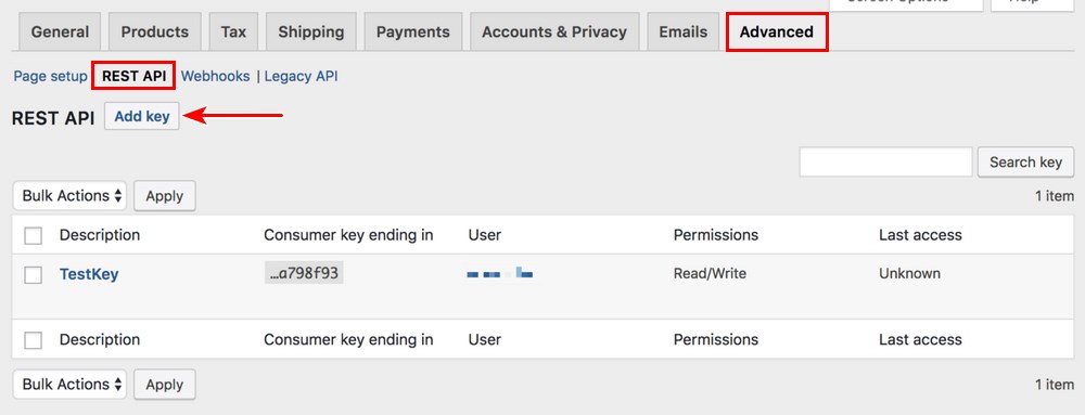 Convert WooCommerce to a Mobile App the Easy Way With Appmysite Add key in WooCommerce