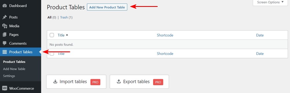 The Best 9+ Plugins To Manage WooCommerce Product Tables Add new product table