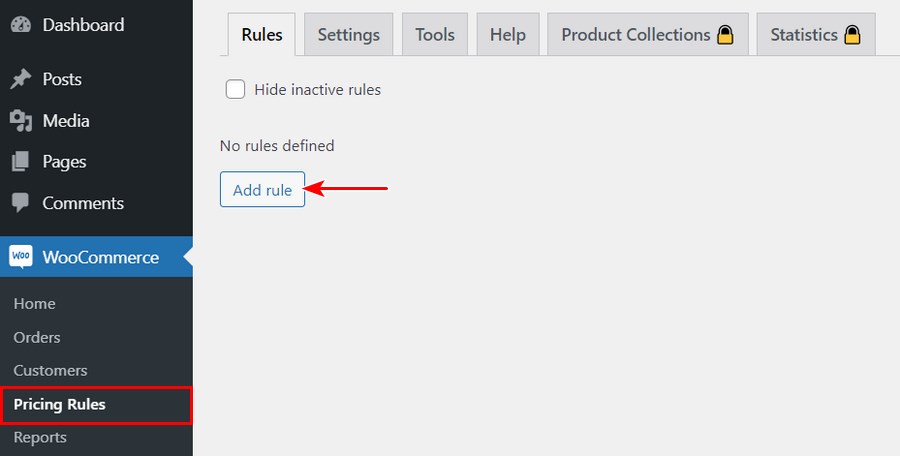 WooCommerce Dynamic Pricing and Discounts: Everything You Should Know Advanced dynamic pricing dashboard