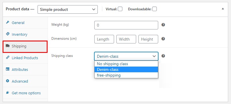 WooCommerce Free Shipping: How To Offer Free Shipping in Your Store Apply shipping class to relevant products