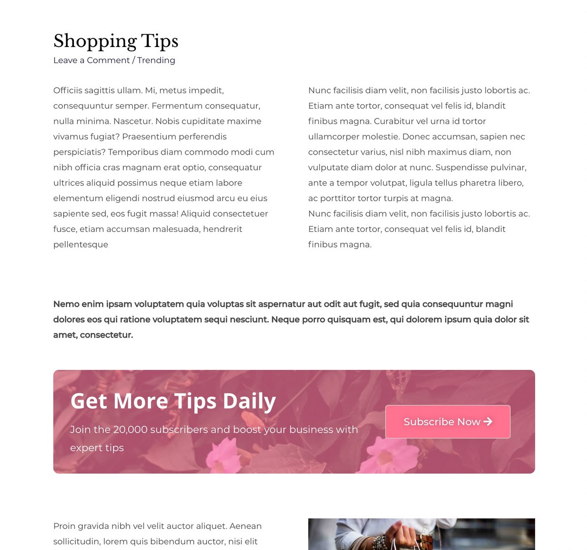 Astra Pro 3.2 - Generate More Leads with Attractive Calls To Action CTA inside page content
