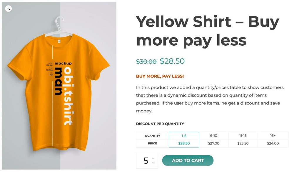 WooCommerce Dynamic Pricing and Discounts: Everything You Should Know Dynamic pricing example
