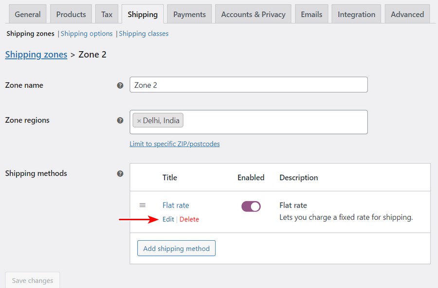 WooCommerce Free Shipping: How To Offer Free Shipping in Your Store Edit flat rate