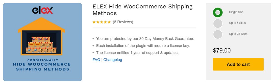 WooCommerce Free Shipping: How To Offer Free Shipping in Your Store Elex hide WooCommerce shipping methods WordPress plugin