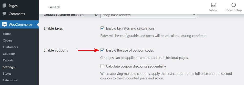 WooCommerce Free Shipping: How To Offer Free Shipping in Your Store Enable coupons code WooCommerce