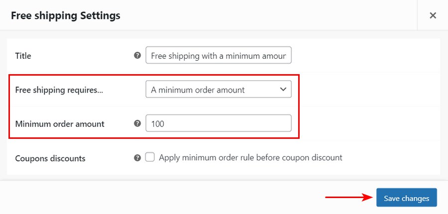WooCommerce Free Shipping: How To Offer Free Shipping in Your Store Free shipping setting WooCommerce