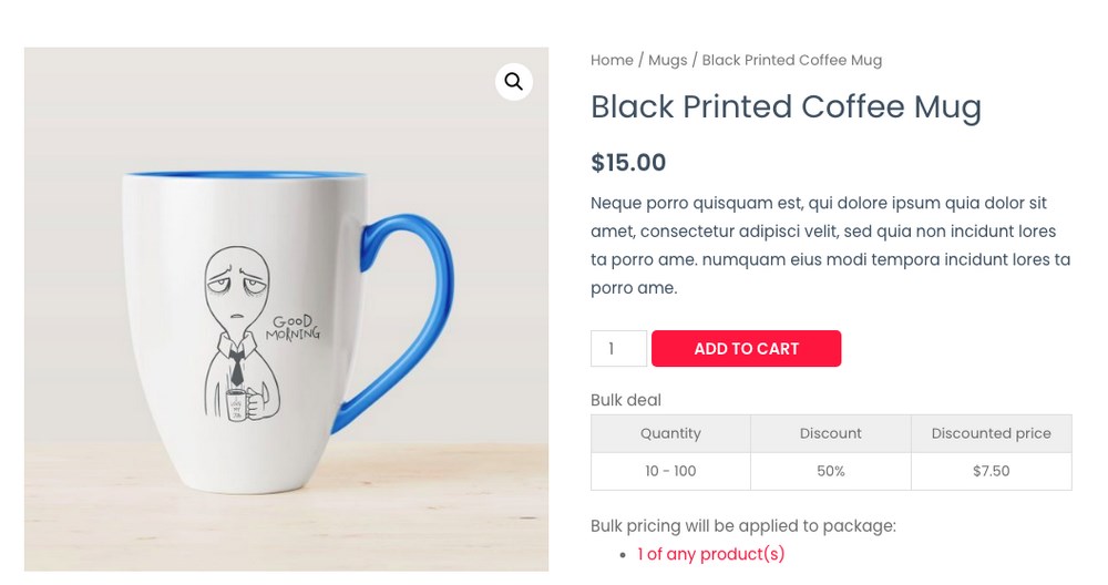 WooCommerce Dynamic Pricing and Discounts: Everything You Should Know Front end results