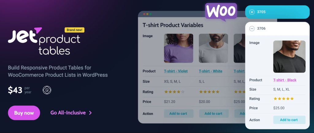 The Best 9+ Plugins To Manage WooCommerce Product Tables JetProductTables