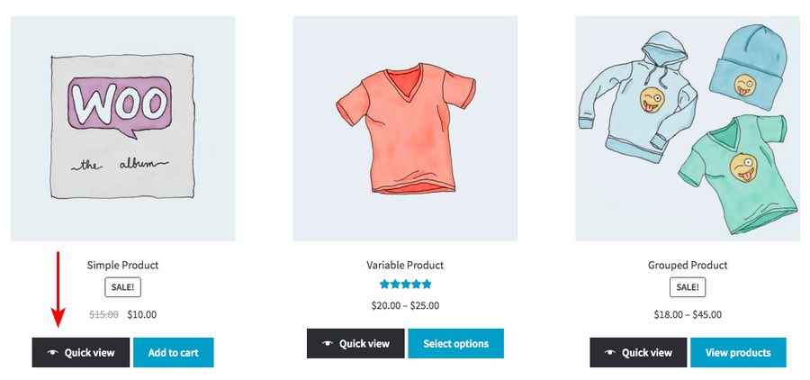 11 Best WooCommerce Quick View Plugins and Guide Quick view screenshot