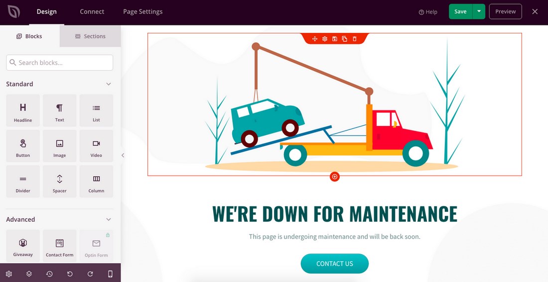 How To Properly Update WooCommerce the Right Way SeedProd edit maintenance page