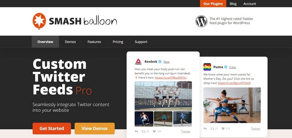 9 Best WordPress Testimonial Plugins – Because Social Proof Sells! Twitter feeds plugin for WordPress smashballoon