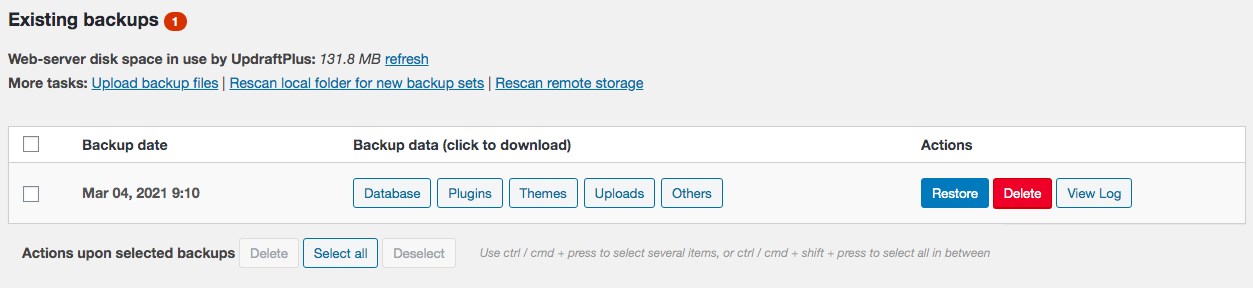 How To Properly Update WooCommerce the Right Way UpdraftPlus exisiting backups