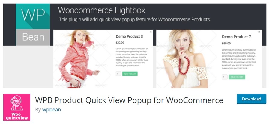 11 Best WooCommerce Quick View Plugins and Guide WPB product quick view popup for WooCommerce plugin