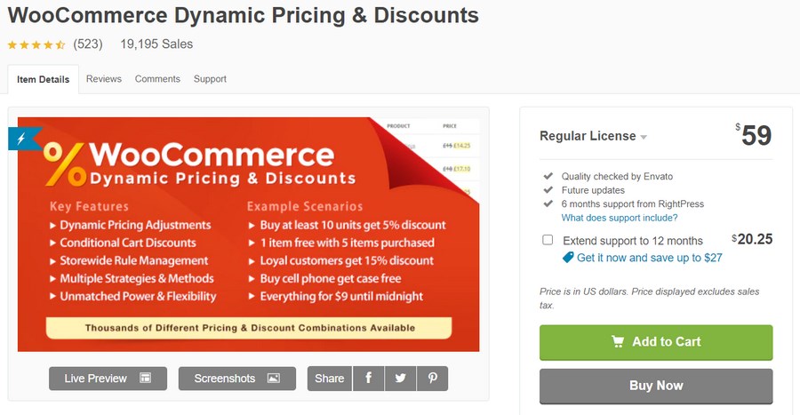 WooCommerce Dynamic Pricing and Discounts: Everything You Should Know WooCommerce Dynamic Pricing & Discounts codecanyon