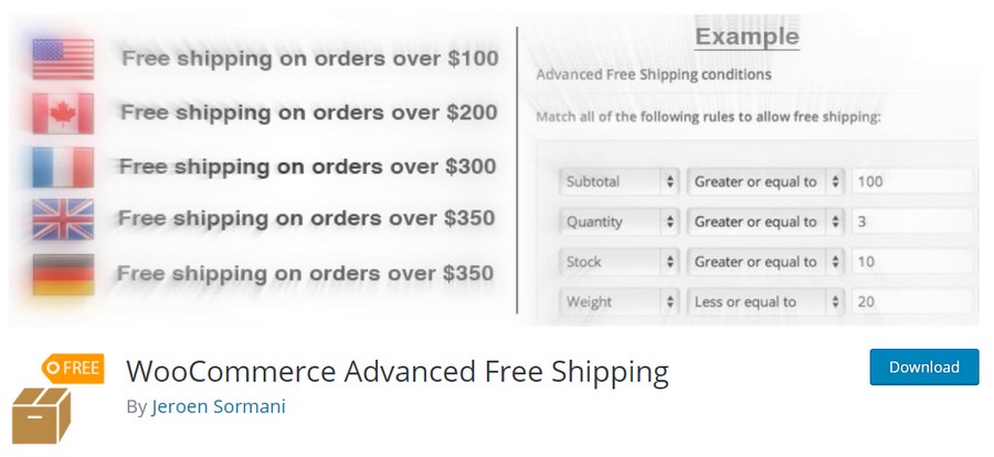 WooCommerce Free Shipping: How To Offer Free Shipping in Your Store WooCommerce advanced free shipping plugin